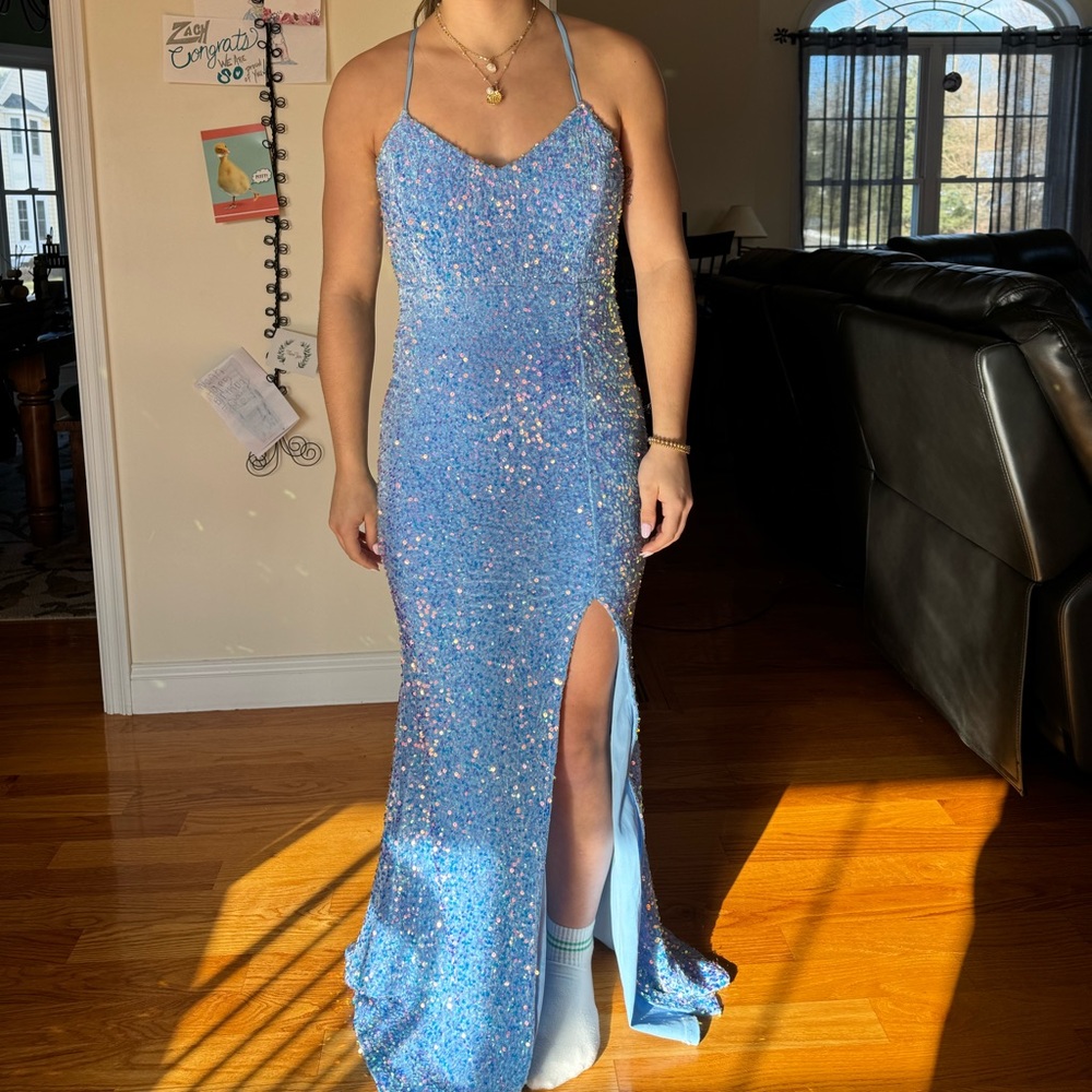 Light Blue Prom dress; never worn; brand new